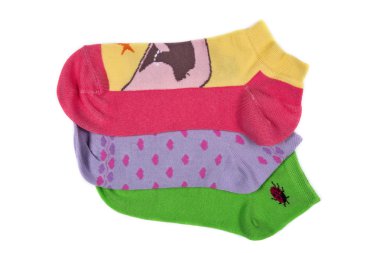 renkli pamuklu çorap