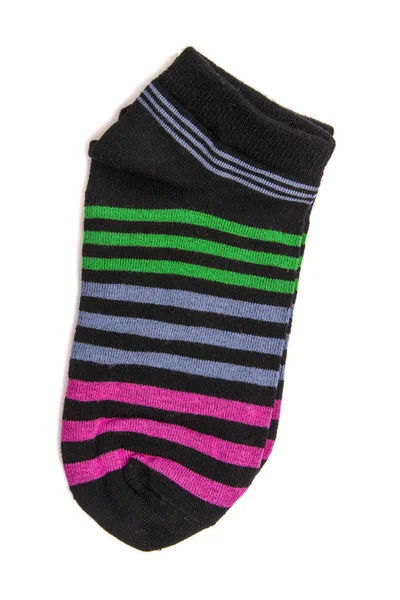 Hermosos calcetines sobre un fondo blanco —  Fotos de Stock