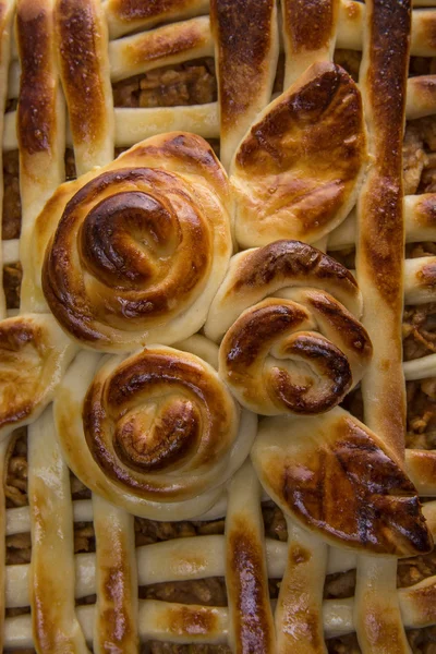 Torta con mele — Foto Stock