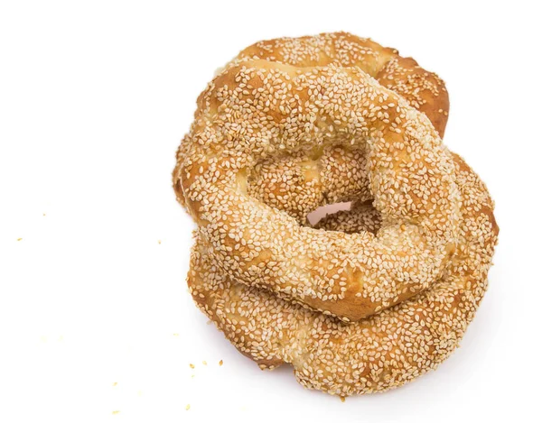 Bagels med sesamfrön — Stockfoto