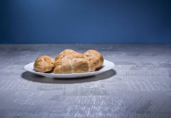 Deliciosos croissants para o café da manhã — Fotografia de Stock