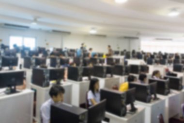 Personel eğitimi Konferans Salonu'nda arka plan bulanıklık