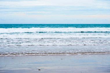 kum mavi okyanus plaj