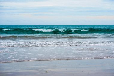 kum mavi okyanus plaj