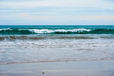 kum mavi okyanus plaj