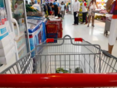 Asya taze Pazar bulanık sahne