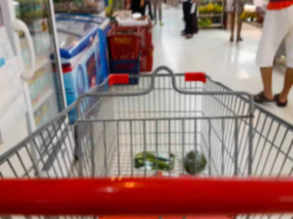 Cena embaçada de mercado fresco asiático — Fotografia de Stock