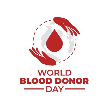 dünya kan bağışı günü afişi arka plan vektör illüstrasyonuName