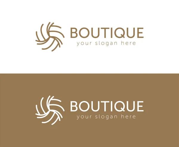 Πολυτελές λογότυπο πρότυπο κομψές γραμμές στολίδι. Business sign, ταυτότητα για Εστιατόριο, Royalty, Boutique, Cafe, Ξενοδοχείο, Heraldic, Κοσμήματα, Μόδα. Εικονογράφηση διανύσματος — Διανυσματικό Αρχείο