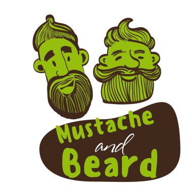 serbest çizim stilize pricheki, tek renkli, çizim bıyık, çizim adam, komik adam, bıyık, sakal