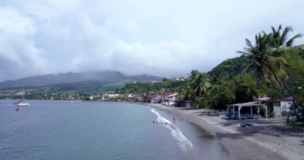 Imágenes Vista Aérea Costa San Pedro Isla Martinica — Vídeos de Stock