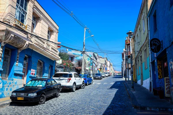 Valparaiso Chile Března 2020 Denní Pohled Chilské Ulice — Stock fotografie