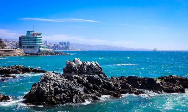 Vina Del Mar Chile March 2020 Luxury Hotels Resorts Beautiful — Stock Photo, Image