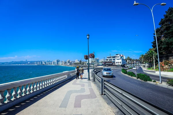 Vina Del Mar, Şili - 09 Mart 2020: Wulff Şatosu Harika Görünüm