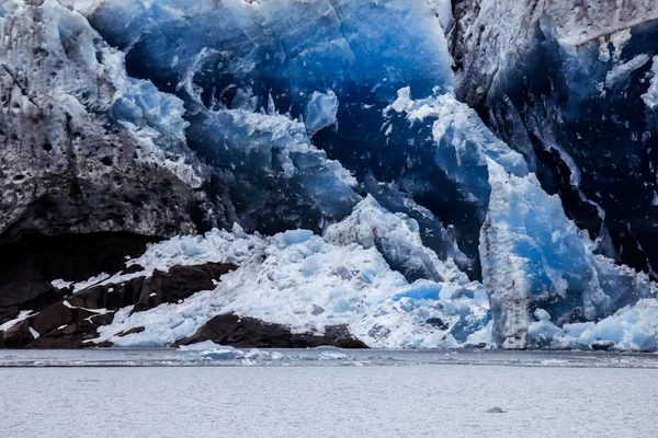 Nahaufnahme Blick Auf Den Grey Glacier Das Südliche Patagonische Eisfeld — Stockfoto