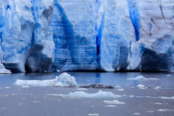 Lukk Synsfeltet Til Grey Breen Southern Patagonian Ice Field Nær – stockfoto