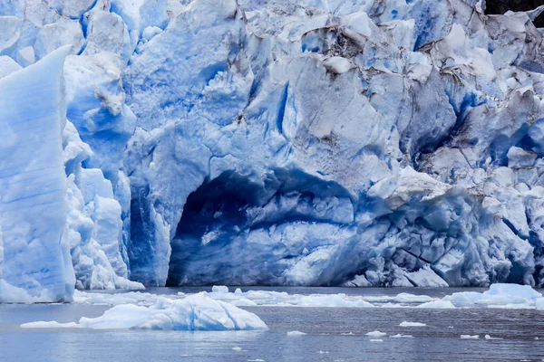 Вид Сірий Льодовик Південне Патагонське Льодовикове Поле Поблизу Cordillera Del — стокове фото
