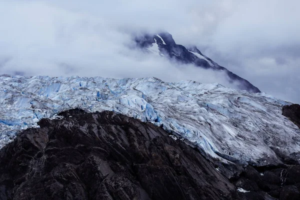 Cordillera Del Paine Şili Yakınlarındaki Güney Patagonya Buz Sahası Yakın — Stok fotoğraf