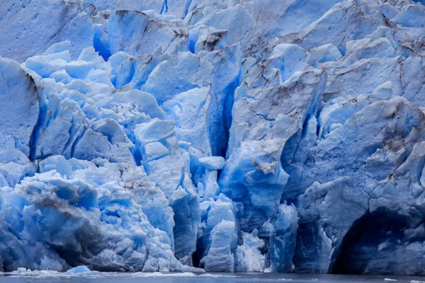 Close View Grey Glacier Southern Patagonian Ice Field Cordillera Del Royalty Free Stock Images
