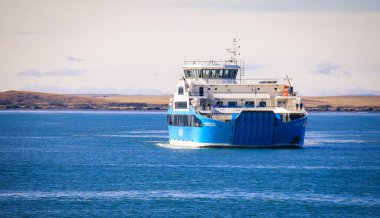 Porvenir, Şili - 11 Mart 2020: Terra Del Fuego 'ya Büyük Feribot