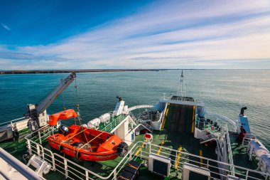 Porvenir, Şili - 11 Mart 2020: Terra Del Fuego 'ya Büyük Feribot