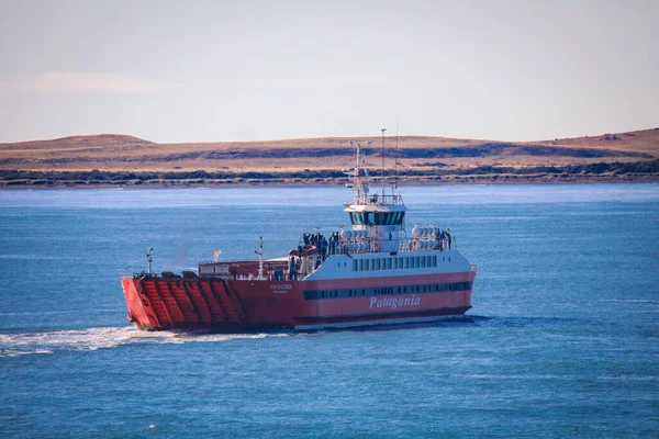 Porvenir Chili Mars 2020 Big Ferry Boat Pour Terra Del — Photo