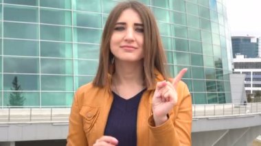 Hayır, Inkar teklif jest çok güzel bir kız açık şehir tarafından.