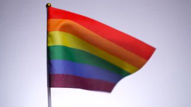 Gökkuşağı bayrağı, LGBT gurur bayrağı ya da rüzgarda sallanan gay gurur bayrağı
