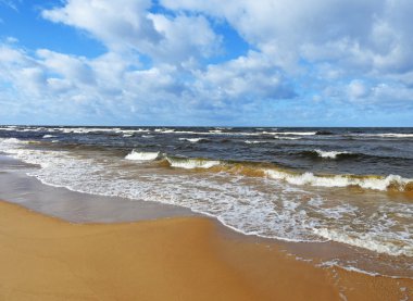 Baltık Denizi manzaralı.