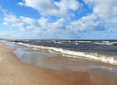 Baltık Denizi manzaralı.