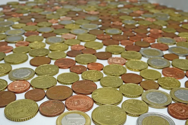 European euro coins — Stock Photo, Image