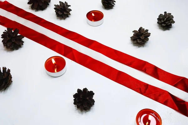 Preparación para el día de la independencia de Letonia . — Foto de Stock