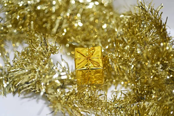 Decoración de Navidad de oro. —  Fotos de Stock