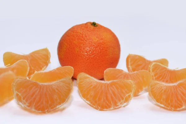 Abstract composition of tangerines. — Stock Photo, Image