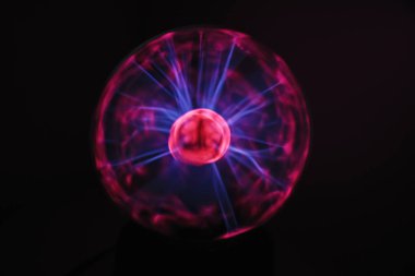 Elektrik ateş-topu. Foto elektrik dalgaları.