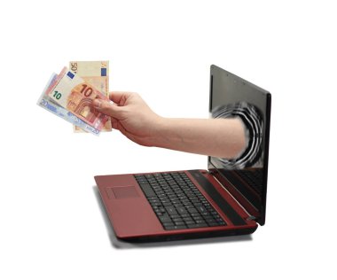 El laptop.