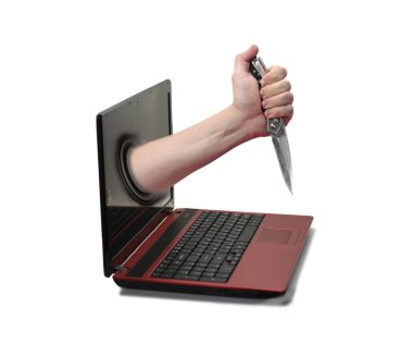 El laptop.