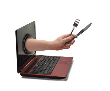 El laptop.