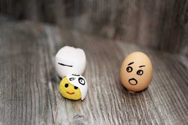 Tavuk kabuk soyut kompozisyon.