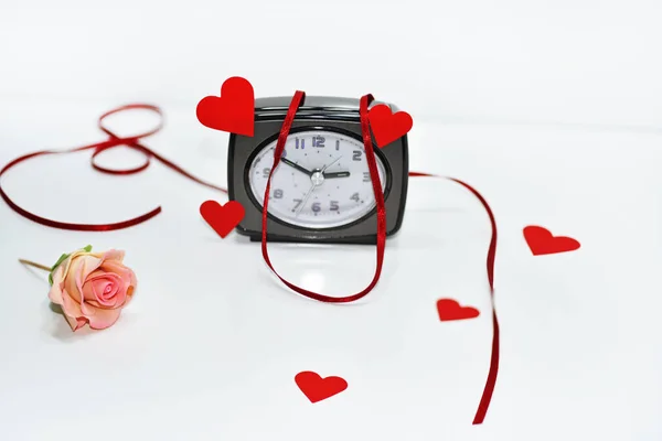 Composition of preparing to Valentine day. — Stock Photo, Image