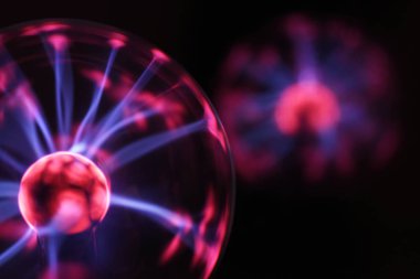 Elektrik dalgaları soyut fotoğraf.