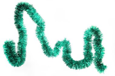 Noel çelenk. İzole fotoğraf.