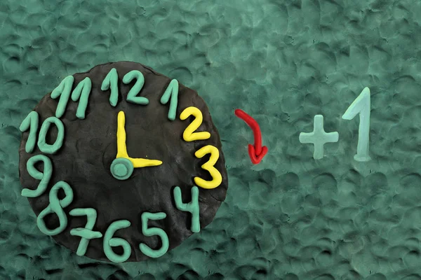 Yaz saati uygulaması. Değişiklik saati yaz saati.