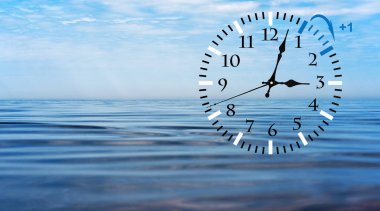 Yaz saati uygulaması. DST. duvar için sefer Kış saati. Zaman ileri açmak.