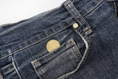 Euro banknot kot pantolon.