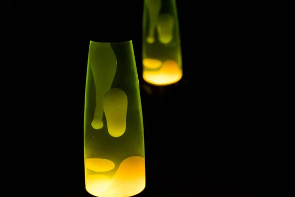 Abstract isolated composition of Lava lamp — Stock Photo, Image