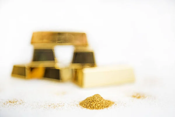 Concetto di trading dell'oro. Foto astratta di oro . — Foto Stock