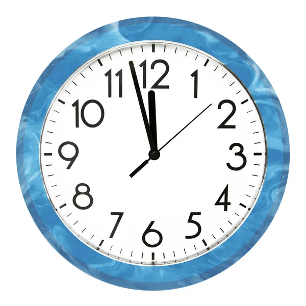 Relógio azul. Isolado em fundo branco. Foto de alta qualidade . — Fotografia de Stock