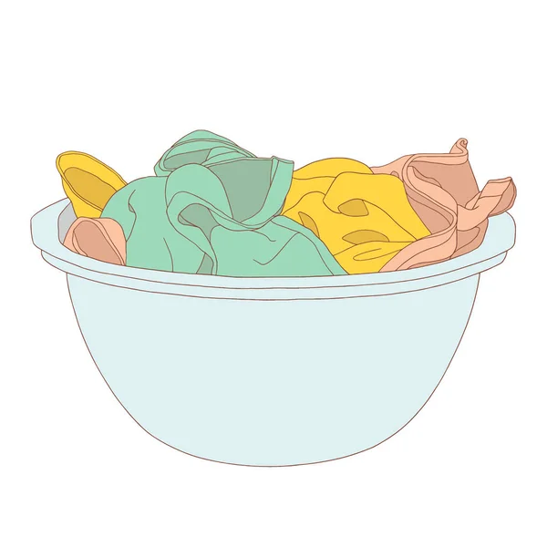 Tvätt bassäng illustration — Stockfoto