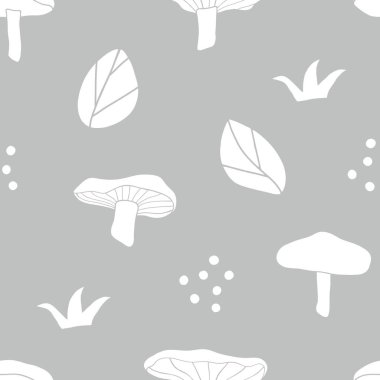 Kalın mantar seamless modeli